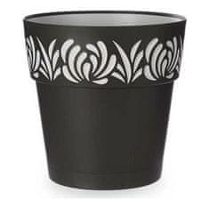 Stefanplast Samopostrežni cvetlični lonec Stefanplast Gaia antracitno siva Plastika 29 x 29 x 29 cm