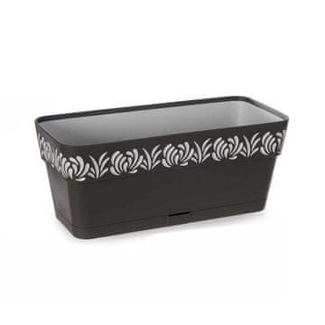 Stefanplast Samooskrbni lonček Stefanplast 3919229 Antracit 13,3 x 12,3 x 29,3 cm Siva Plastika