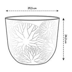 Elho Lonec za rastline Elho Fuente Lily Okrogla rjava plastika (Ø 29,5 x 24,3 cm)