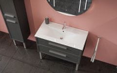 TBoss Kopalniška omarica z umivalnikom FINIX 90, sivi hrast