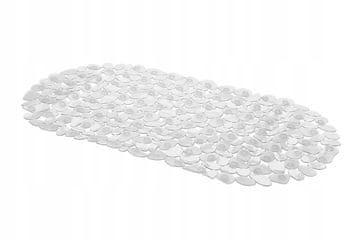 shumee Protizdrsna kopalniška podloga za kopalno kad s priseski 67cm prozorna