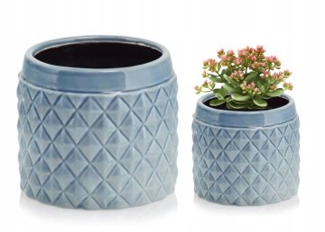 shumee Modra keramična prevleka 15x13 cm