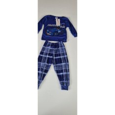 Pižama avto temno modra 98/104