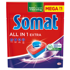 Somat  All in 1 Extra tablete za pomivalni stroj, 75/1
