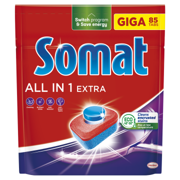 Somat  All in 1 Extra tablete za pomivalni stroj, 85/1