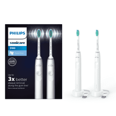 Philips Sonicare 3100 sonična zobna ščetka, 2 kosa (HX3675/13) - odprta embalaža