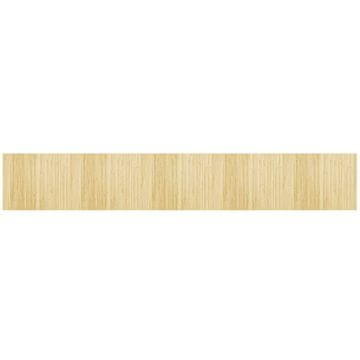 Vidaxl Preproga pravokotna svetlo naravna 80x500 cm bambus