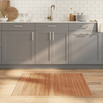 shumee Preproga pravokotna naravna 80x100 cm bambus