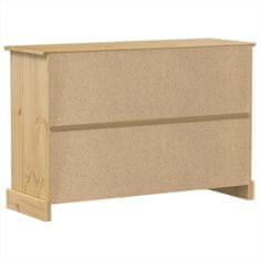 Vidaxl Komoda Corona 112x40x75 cm trdna borovina