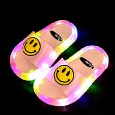 JOJOY® Otroški natikači z LED lučkami | HAPPYS, roza, 30