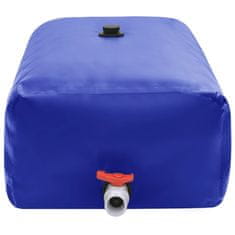 Vidaxl Rezervoar za vodo s pipo zložljiv 1500 L PVC
