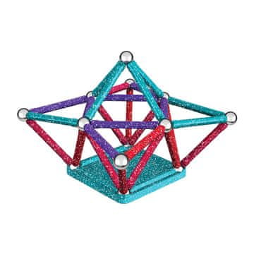 Geomag magnetni bloki glitter reciklirani 60 elementov geomag geo-536g