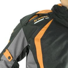 Cappa Racing Ženska moto jakna AREZZO textilní črna/oranžna XL