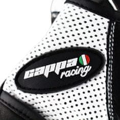 Cappa Racing Rokavice moto BRAZILIA usnjene kratke črno/bele M