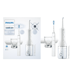 Philips Sonicare DiamondClean 9000 zobna ščetka + ustna prha, bela (HX3866/41)