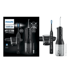 Philips Sonicare DiamondClean 9000 zobna ščetka + ustna prha, črna (HX3866/43)