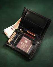 Peterson Elegancki, skórzany portfel męski z systemem RFID - Peterson