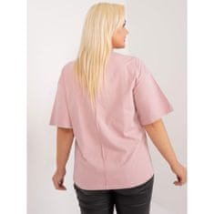 FANCY Ženska bluza plus size roza FA-BZ-9325.59_407274 Univerzalni