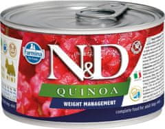 N&D QUINOA Dog cons. Weight Management Lamb & Broccoli Mini 140 g