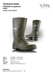 VM Footwear Gumijasti škornji FUKUOKA O4, 37