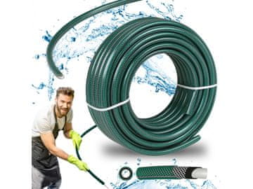 GARDEN LINE Vrtna cev, 4-slojna, zelena PREMIUM 20m-1/2"