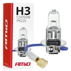 AMIO halogenska žarnica h3 12v 55w UV filter (e4) amio-01478