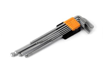 AMIO Ključi za imbus, komplet ključev za imbus, dolgi, 230 mm, 9 kosov. amio-01721