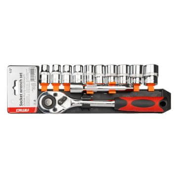 slomart AMiO Nasadni ključ z ragljo, komplet 11 kosov, 1/2", 10-24 mm