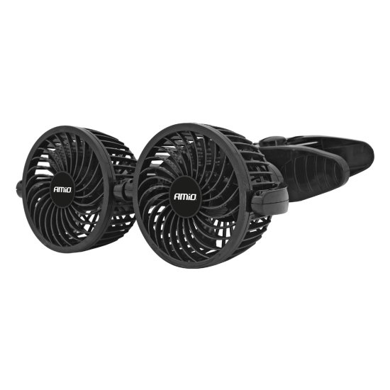 AMIO avtomobilski ventilator s sponko 24v amio-03013