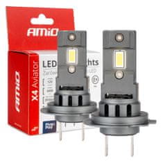 AMIO LED KIT X4-series AVIATOR H7/H18 6500K max 44W