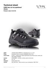 VM Footwear Nizki delovni čevlji LIMA OB, 37