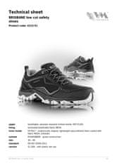 VM Footwear Nizki delovni čevlji BRISBANE S1, 48