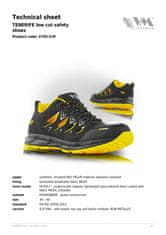 VM Footwear Nizki delovni čevlji TENERIFE S1P, 43