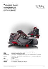 VM Footwear Nizki delovni čevlji COVENTRY O1, 42