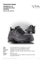 VM Footwear Nizki delovni čevlji VERONA O2, taktični, 39