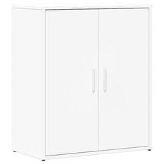 Vidaxl Komoda bela 60x31x70 cm inženirski les