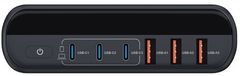 Newell T-power USB napajalnik, 140 W, 3xUSB-C, 3xUSB-A, črn (NL3937)