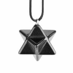 KARELIA Unikatni Obesek iz Redkega Kamna – Amulet za Zaščito in Srečo v Edinstveni Obliki Zvezde