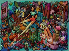 Heye Puzzle Housemates 1000 kosov
