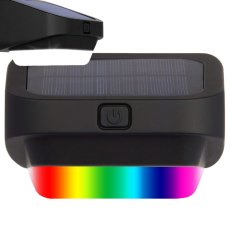 Verkgroup Solarna LED RGB dekorativna stenska svetilka senzor mraka