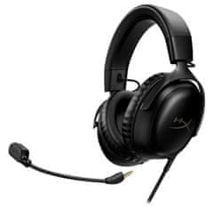 HyperX Cloud III gaming slušalke z mikrofonom, 7.1, žične, črne (727A8AA)