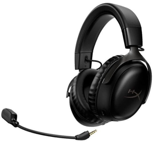 HP HyperX Cloud III Wireless slušalke, brezžične, črne (77Z45AA)