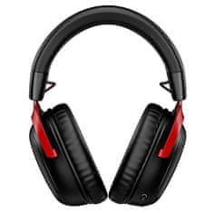 HyperX Cloud III Wireless slušalke, brezžične, črna/rdeča (77Z46AA)