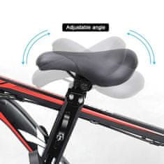 Netscroll Otroški kolesarski sedež s stopalkami, otroško sedlo, namestitev na sprednji del kolesa, RideSeat