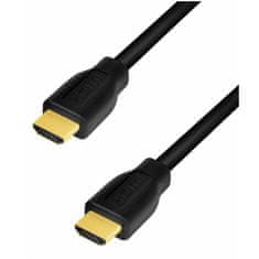 LogiLink KABEL HDMI/HDMI M/M 1,0m pozlačeni kontakti V2.0 4K/60Hz CCS (CH0100)