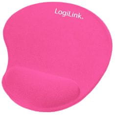 LogiLink Podloga za miško z gelom ergonomska MousePad roza (ID0027P)
