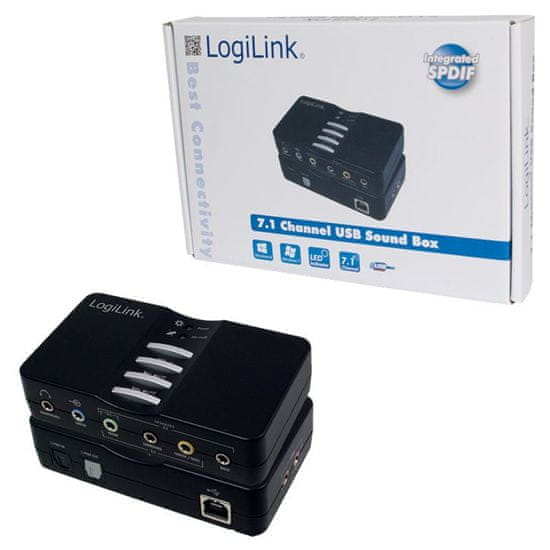 LogiLink Zvočna kartica USB2.0 SB 7.1 USB S/PDIF (UA0099)