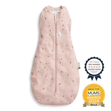 ergoPouch 2v1 Cocoon Daisies 0-3 m, 3-6 kg, 0,2 tog