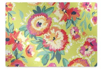 Decormat Podloga za zaščito tal Colorful flowers