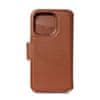 Decoded Leather Detachable Wallet, tan - iPhone 15 Pro